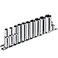 pgroup 14 Drive SAE Socket Set 11PCS Deep Hex Socket Set 316916 Cover Most Commonly Sizes Chrome Vanadium Steel with 38F to 14M Socket Adapter