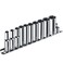 pgroup 14 Drive SAE Socket Set 11PCS Deep Hex Socket Set 316916 Cover Most Commonly Sizes Chrome Vanadium Steel with 38F to 14M Socket Adapter