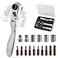 COTOUXKER Mini ratchet screwdriver Set Right Angle Screwdriver set with 14 Mini Flex Ratchet Wrench and Bits Sockets for Tight SpacesRatchet wrench with bits and socket