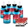 Catchmaster Reusable Outdoor Fly Trap 6 Hanging Blue Jars with Bait