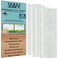 W4W Flies Bug Window Fly Trap Indoor Outdoor Non Toxic Clear Window Fly Traps 16 Pack