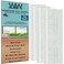 W4W Flies Bug Window Fly Trap Indoor Outdoor Non Toxic Clear Window Fly Traps 16 Pack