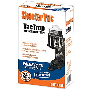 SkeeterVac TacTrap Replacements Sticky Trap for Mosquitoes for Use with Mosquito Killer 2 Pack