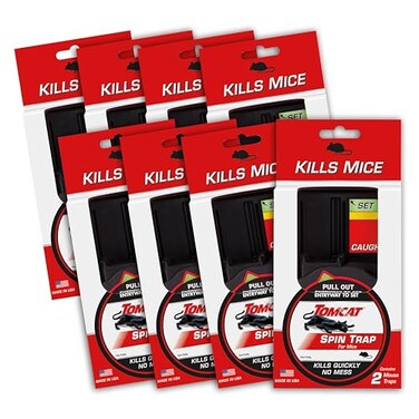 Tomcat Spin Trap for Mice Kills Mice Quickly No Mess 16 Traps
