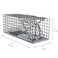 Anyhall Live Squirrel Trap Heavy Duty Humane Animal Cage Trap No Assembly Required