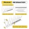 REMIAWY Bird Spikes for Pigeons Small Birds Cat 15 Feet Bird Spikes Stainless Steel Bird Deterrent Spikes 14 Strips