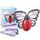 ILCPP Flying Insect Trap Indoor Light Fly Trap Captures Flies Fruit Flies Gnats Moths Mosquito and Other Flying Houseflies1 Plugin Device 3 Pair Refills