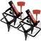DPOD Mole Traps 2 Pack Scissor Mole Trap that Kill BestMole Traps for Lawns GroundEasy Step Mole TrapBlack Coated