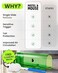 Motel Mouse Humane No Kill Live Catch and Release Mouse Traps Reusable with Cleaning Brush 2 Pack