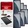 SHKIBY Rat Mouse Glue Traps 6 Pack Large Bulk Traps Indoor for Home PreScented Adhesive Plastic Tray Inside House Snake Mice Spider Pet Safe