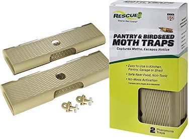 RESCUE! RESCUE Pantry Birdseed Moth Traps with Pheromone Lure 2 Traps