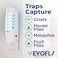 VEYOFLY Fruit Fly Traps for Indoors 4 Device 12 Refills Gnat Trap Indoor Plug in Bug Traps Flying Insect Trap Gnat Traps for House Indoor Fly Trap Indoor for Home Bug Light Gnats Catcher