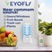 VEYOFLY Fruit Fly Traps for Indoors 4 Device 12 Refills Gnat Trap Indoor Plug in Bug Traps Flying Insect Trap Gnat Traps for House Indoor Fly Trap Indoor for Home Bug Light Gnats Catcher