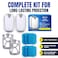 Zaperly 2 Fruit Fly Traps 10 Adhesive Cartridges Indoor Plugin Bug Catcher UV Light Fly Trap Captures Fruit Flies Gnats Houseflies Moths and Flying Insects for Kitchen Bathroom Plant Areas