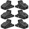 Kat Sense Pest Control Rat Traps Set of 6 Large Snap Traps for Rats Mice Chipmunks Indoor Outdoor Mouse Traps Reusable Humane Mousetraps Easy to Set Fast Effective Powerful Snap Trampas Para Ratas Gra