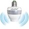 eSenlite Smart Radar Motion Sensor Light Socket Adapter E26E27 Screwin AddOn DusktoDawn Invisible Radar Through GlassWall Works with LED CFL Incandescent Bulbs 1Pack