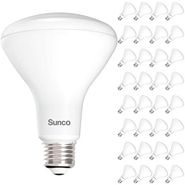 Sunco Lighting Sunco 32 Pack BR30 Light Bulbs LED Recessed Can Light Bulbs Indoor Flood Bulb 850 LM 11W 65W Equivalent 5000K Daylight Dimmable E26 Base for Home Kitchen Bedroom UL