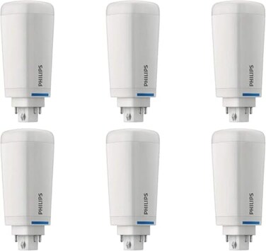 PHILIPS LED PLC 6Pack CFL Replacement Light Soft White 2700K G24Q GX24Q Base
