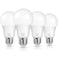MAXvolador A19 LED Light Bulbs 100 Watt Equivalent Cool White 6000K 1500LM E26 Base NonDimmable 13W Bright White 4Pack
