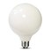 MRDENG LED Dimmable Light Bulbs 60 Watt ReplacementLarge G40G125 6Watt60Watt Equivalent LED BulbE26 SocketSoft White Globe Light Bulb 2700K Pack of 1