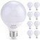 GIOVAR 8Pack G25 LED Globe Light Bulbs Daylight 5000K 120V 40W Equivalent LED Vanity Light Bulbs for Bathroom Mirror E26 Base NonDimmable