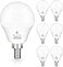 Sailstar Candelabra LED Light Bulbs 60Watt Equivalent Daylight White 5000K E12 Candelabra Base 6 Watt A15 LED Bulbs for Ceiling Fan Vanity Mirror Light 6Pack