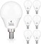 Sailstar Candelabra LED Light Bulbs 60Watt Equivalent Daylight White 5000K E12 Candelabra Base 6 Watt A15 LED Bulbs for Ceiling Fan Vanity Mirror Light 6Pack