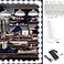 LEDUPDATES Storefront LED Light 60ft Super Bright Pure White 5630 Injection Module with UL 12v AC Power Supply