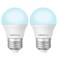DEGNJU LED Refrigerator Light Bulb 40 Watt Equivalent 120V Fridge Light Bulb 5000K Daylight White A15 Appliance Bulb 55W for Freezer 650LM E26 Standard Base 120V NonDimmable 2 Pack