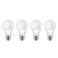 PHILIPS Philips LED 4 Pack A19 Soft White Dimmable Warm Glow LED 22002700 Kelvin 800 Lumen 88W60W E27 Base