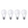 PHILIPS Philips LED 4 Pack A19 Soft White Dimmable Warm Glow LED 22002700 Kelvin 800 Lumen 88W60W E27 Base
