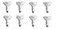PHILIPS Philips LED Dimmable BR30 Light Bulb 650Lumen 2700Kelvin 9Watt 65Watt Equivalent E26 Base Soft White 8Pack