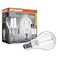 LEDVANCE Sylvania A19 Clear LED White Filament Bulb 115W Dimmable 1500 LMS Medium Base 2700K Soft White 2 Pack 42172
