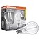 LEDVANCE Sylvania A19 Clear LED White Filament Bulb 65W Dimmable 800 LMS Medium Base 2700K Soft White 2 Pack 42170