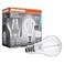 LEDVANCE Sylvania A19 Clear LED White Filament Bulb 65W Dimmable 800 LMS Medium Base 5000K Daylight 2 Pack 42171
