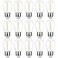 Mlambert LED String Light BulbsShatterproof Outdoor String S14 Replacement Light BulbWaterproof 1W LED Edison E26 Base Bulb Equal to 11WWarm WhiteNot Solar