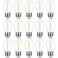 Mlambert LED String Light BulbsShatterproof Outdoor String S14 Replacement Light BulbWaterproof 1W LED Edison E26 Base Bulb Equal to 11WWarm WhiteNot Solar