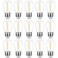 Mlambert LED String Light BulbsShatterproof Outdoor String S14 Replacement Light BulbWaterproof 1W LED Edison E26 Base Bulb Equal to 11WWarm WhiteNot Solar