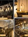 DORESshop 4 Pack LED Edison Bulbs 4W Edison Light Bulbs Antique LED Filament Bulbs 40W Equivalent E26 Base T45 LED Bulb with Clear Glass Warm White 2700K Non Dimmable Great for Home Bedroom Office
