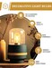 DORESshop 4 Pack LED Edison Bulbs 4W Edison Light Bulbs Antique LED Filament Bulbs 40W Equivalent E26 Base T45 LED Bulb with Clear Glass Warm White 2700K Non Dimmable Great for Home Bedroom Office