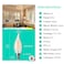 AMDTU E12 Type C 2200k 40 Watt Equivalent Frosted LED Bulb Candelabra Candle Dimmable Small Base Chandelier Light Ideal for Dining Rooms Living Rooms and bedrooms Long Lasting Light for Cozy Settings