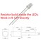 Bowerful 100pcs 12V 3mm White LED 9V Gauge Cluster Instrument Light Emitting diodes