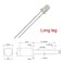 Bowerful 100pcs 12V 3mm White LED 9V Gauge Cluster Instrument Light Emitting diodes