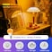 DALUXshop Amber Sleep Light Bulbs Blue Light Blocking A19 9W60 Watt Equivalent Dim Light Bulbs for Lamp 1800K Warm Light Bulb E26 for Healthy Sleep Bedroom Kids Room 430X235X235 Inch 2 Pack