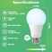 DEGNJU LED Light Bulbs 100 Watt Equivalent LED Bulbs A19 5000K Daylight E26 Standard Base 1500 Lumens NonDimmable 13W Bright White E26 Bulbs for Bedroom Home Office 24 Pack