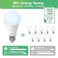 DEGNJU LED Light Bulbs 100 Watt Equivalent LED Bulbs A19 5000K Daylight E26 Standard Base 1500 Lumens NonDimmable 13W Bright White E26 Bulbs for Bedroom Home Office 24 Pack