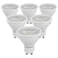 DEWENWILS 6Pack GU10 LED Light Bulb Dimmable 5000K Daylight GU10 Bulb Replacement for Track Lighting 7W50W Equivalent LED Bulbs for Living Room Kitchen Range Hood Bathroom 500LM