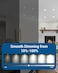 DEWENWILS 6Pack GU10 LED Light Bulb Dimmable 5000K Daylight GU10 Bulb Replacement for Track Lighting 7W50W Equivalent LED Bulbs for Living Room Kitchen Range Hood Bathroom 500LM