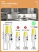 DUMILOO G4 LED Bulb T3 JC BiPin Base 3W ACDC 12V Daylight White 6000K 20W25W Halogen Bulb Replacement for Under Cabinet Puck Light Chandelier RV Landscape Lighting 6 Pack