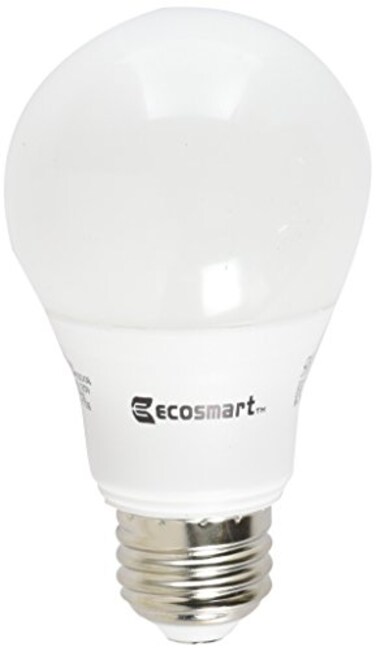 EcoSmart 60W Equivalent Daylight A19 Energy Star Dimmable LED Light Bulb 4 Pack